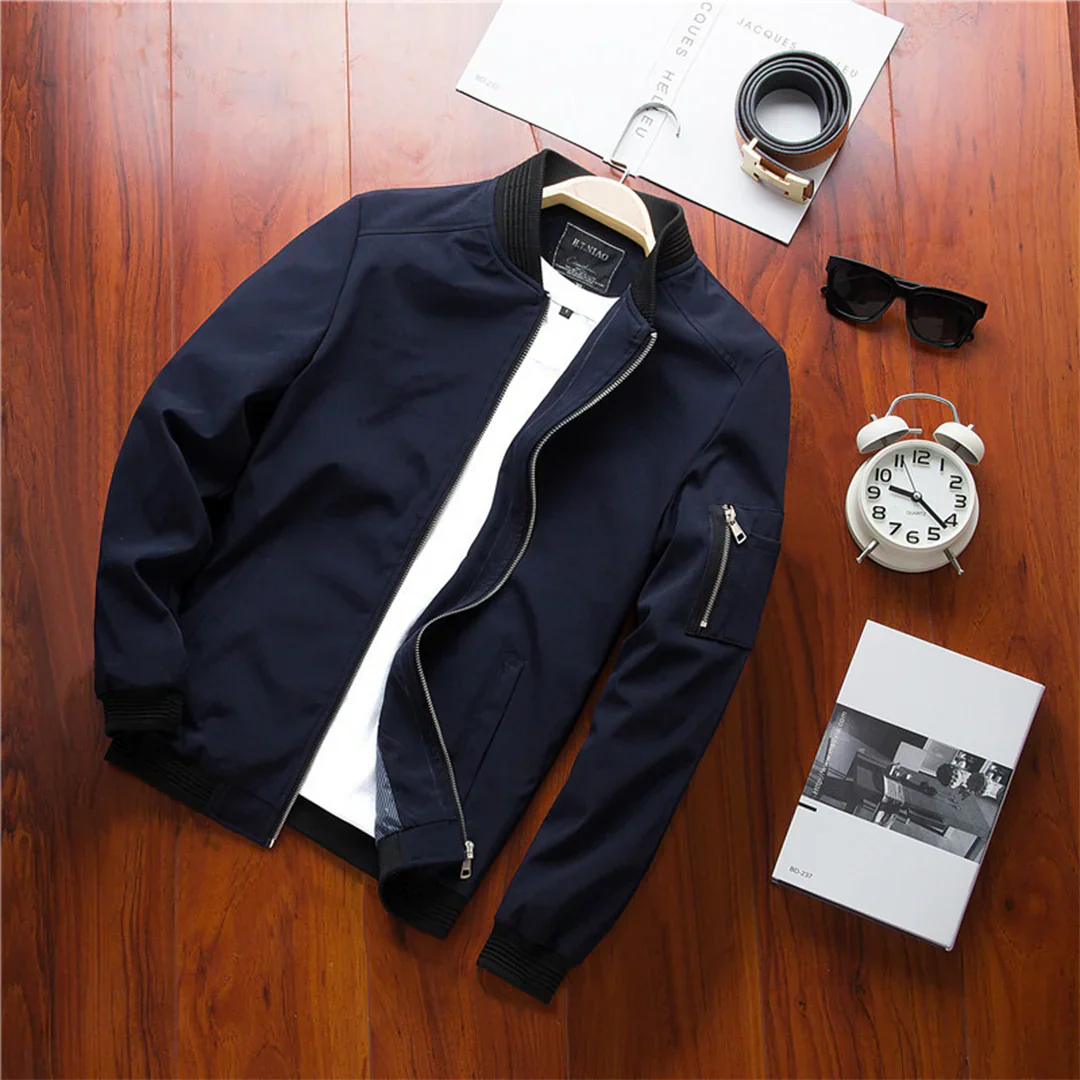 Winddichte Jacke – wasserdicht – Herbst – Bomberjacke – Herrenjacke-HauteBerlin