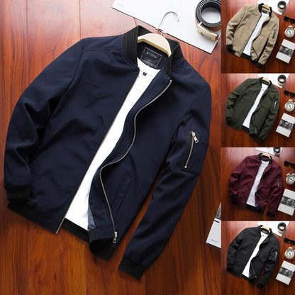 Winddichte Jacke – wasserdicht – Herbst – Bomberjacke – Herrenjacke-HauteBerlin