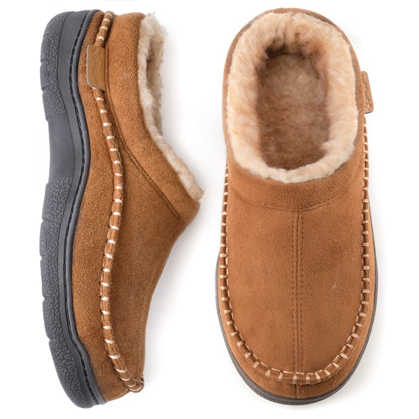 Winter Clogs | Warm | Fell gefüttert | Slipper | Herren Hausschuhe-HauteBerlin