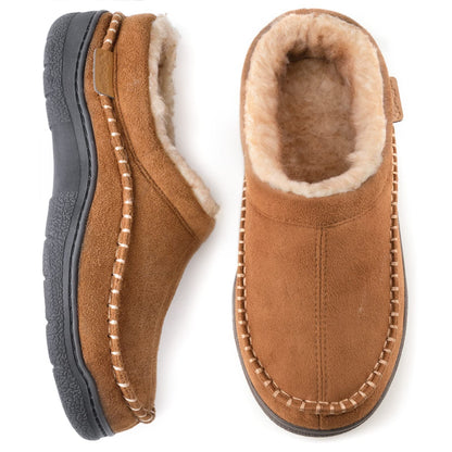 Winter Clogs | Warm | Fell gefüttert | Slipper | Herren Hausschuhe-HauteBerlin