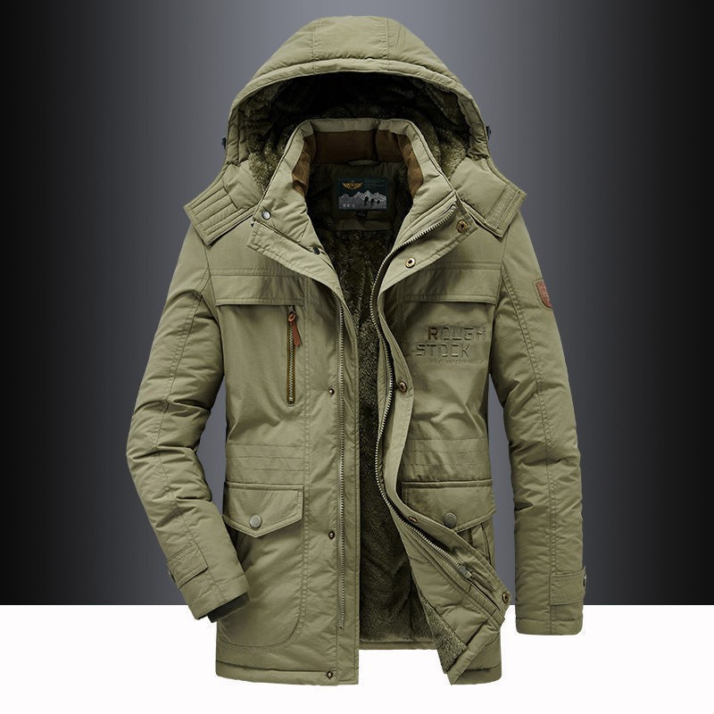 Winter Parka - Warme, mit Fleece gefütterte Winterjacke mit Kapuze für Männer-HauteBerlin