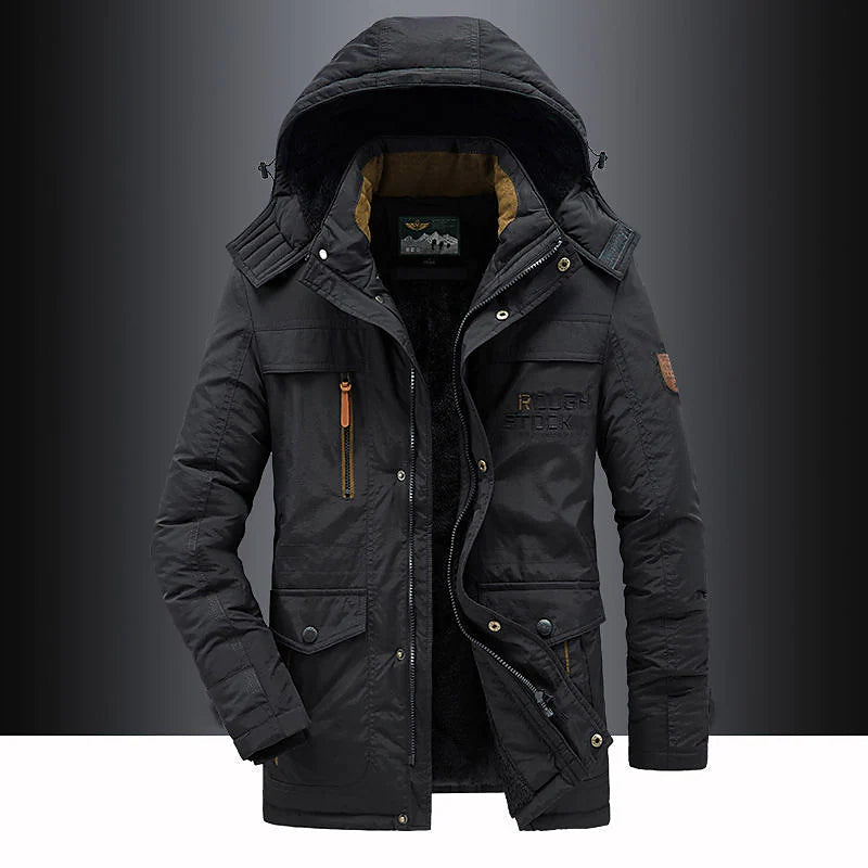 Winter Parka - Warme, mit Fleece gefütterte Winterjacke mit Kapuze für Männer-HauteBerlin