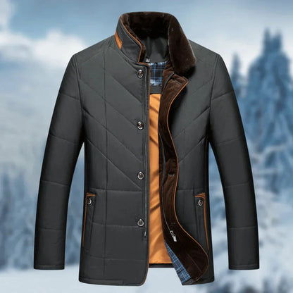 Winterjacke | Gefüttert | Reißverschluss | Daunenjacke | Herrenjacke-HauteBerlin