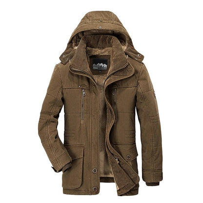Winterparka | Kapuze | Fleece gefüttert | Schneejacke | Winterjacken für Männer-HauteBerlin