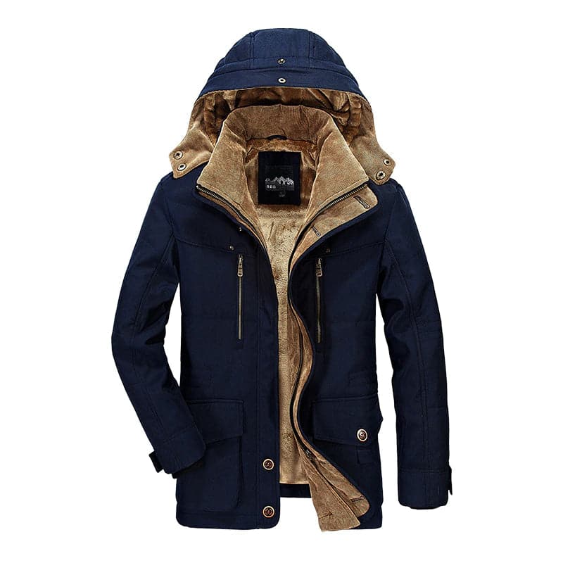 Winterparka | Kapuze | Fleece gefüttert | Schneejacke | Winterjacken für Männer-HauteBerlin