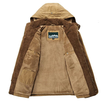Winterparka | Kapuze | Fleece gefüttert | Schneejacke | Winterjacken für Männer-HauteBerlin