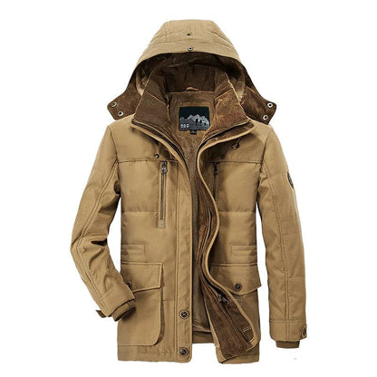 Winterparka | Kapuze | Fleece gefüttert | Schneejacke | Winterjacken für Männer-HauteBerlin
