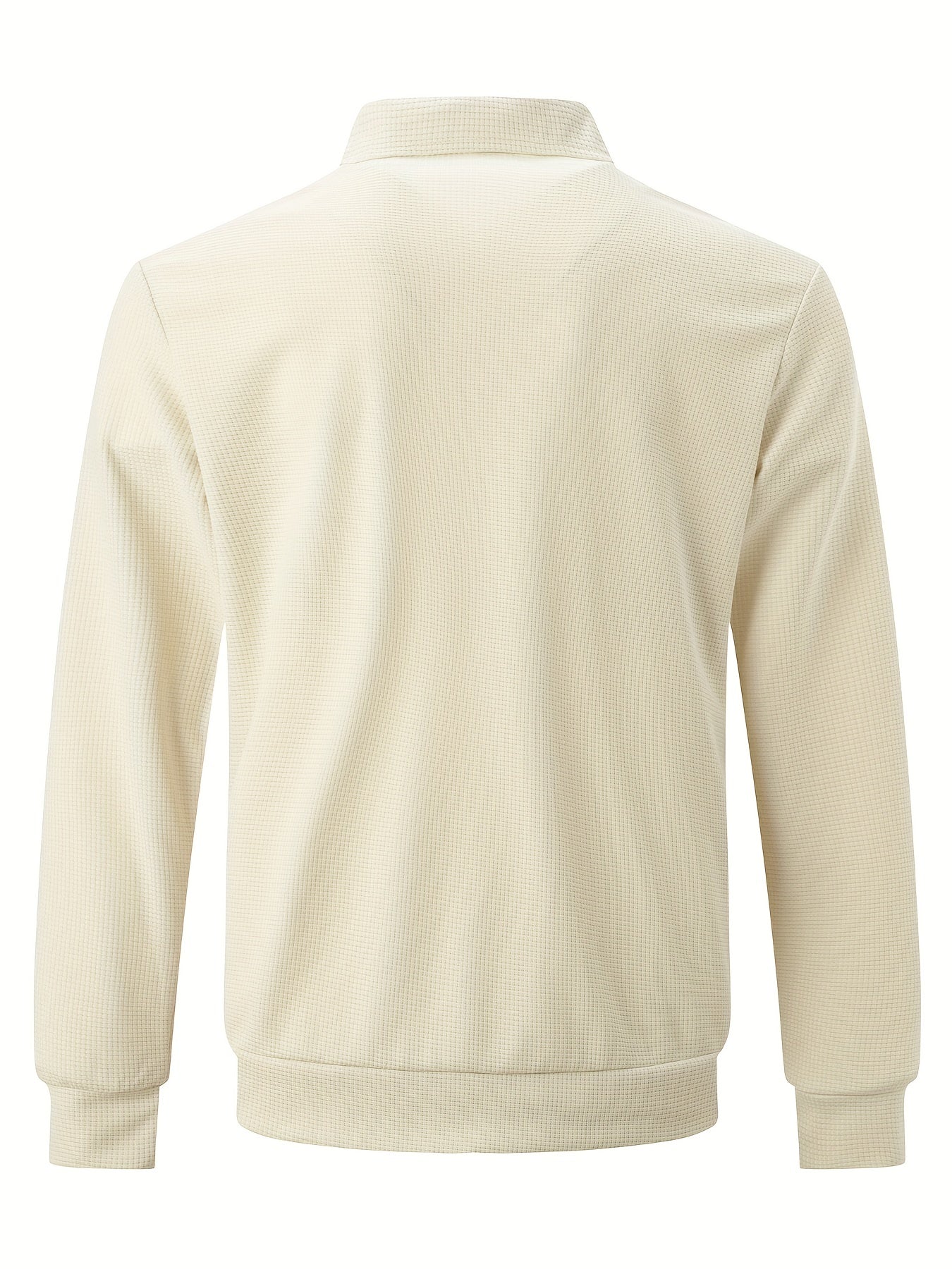 Zip Cardigan – Herren-Sweatshirtjacke mit Umlegekragen und durchgehendem Reißverschluss-HauteBerlin