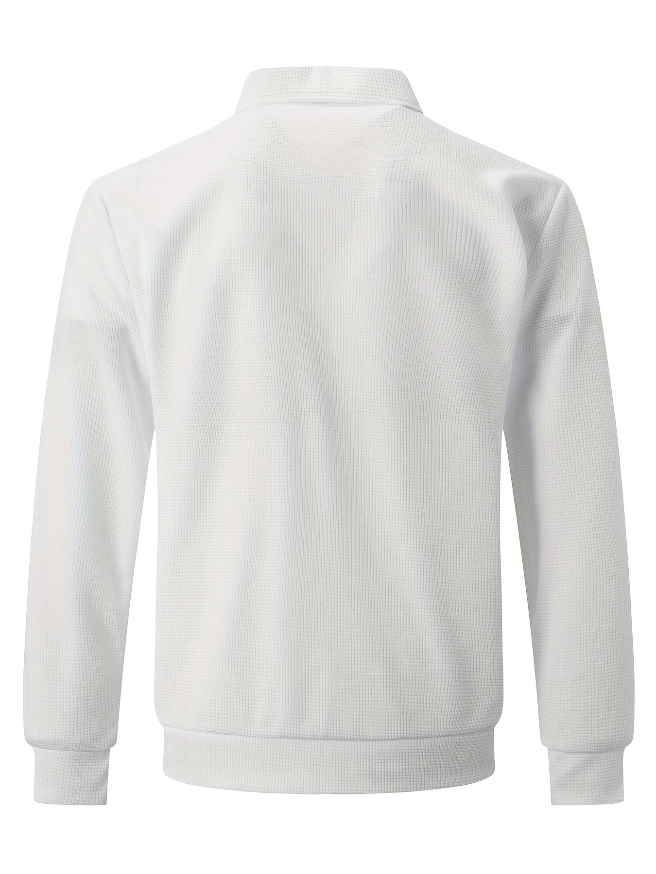 Zip Cardigan – Herren-Sweatshirtjacke mit Umlegekragen und durchgehendem Reißverschluss-HauteBerlin