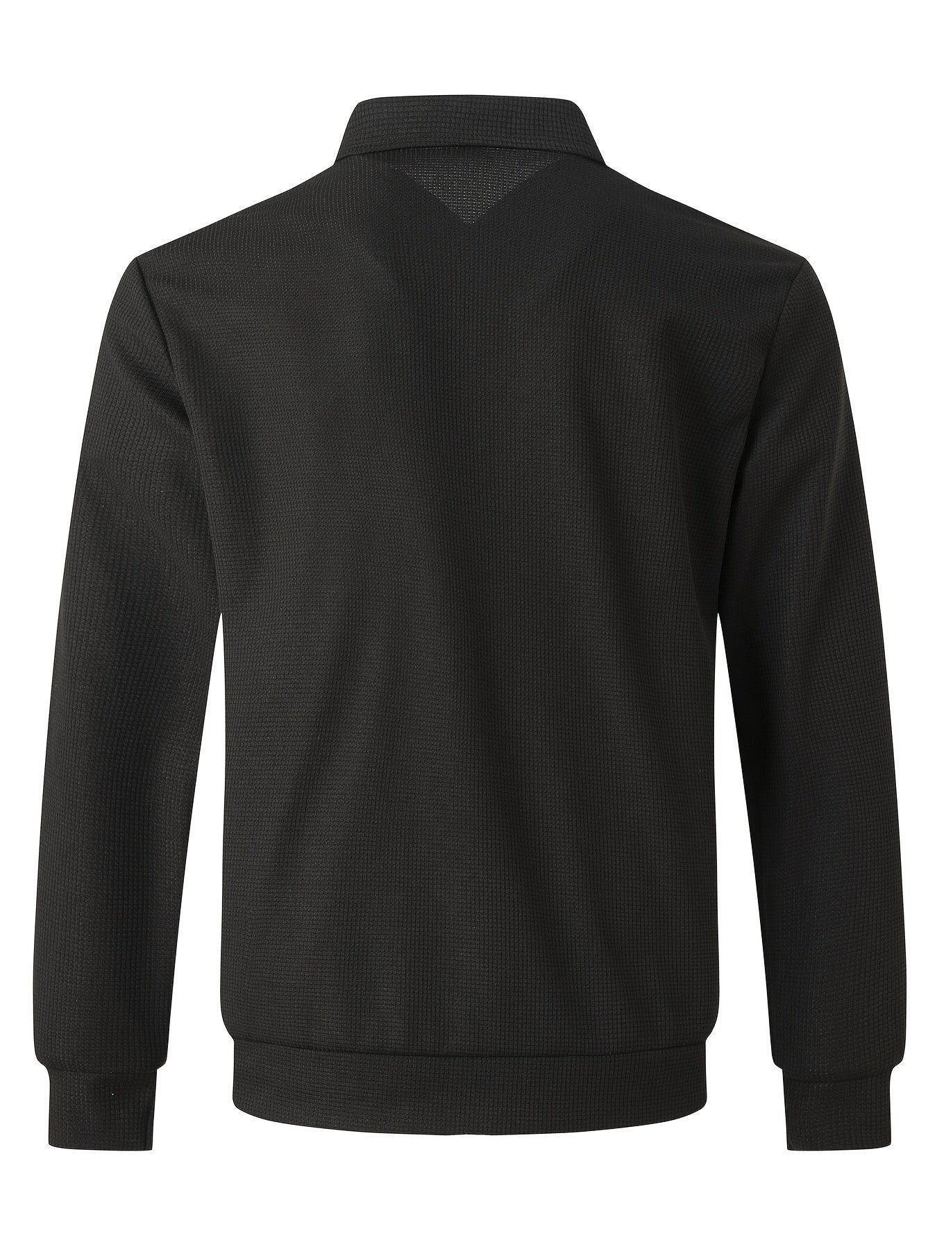 Zip Cardigan – Herren-Sweatshirtjacke mit Umlegekragen und durchgehendem Reißverschluss-HauteBerlin