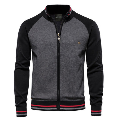 Zip-Up Cardigan – Leichter Strickcardigan für Männer-HauteBerlin