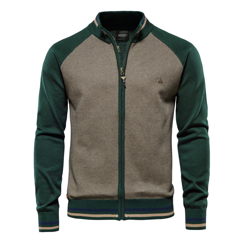 Zip-Up Cardigan – Leichter Strickcardigan für Männer-HauteBerlin