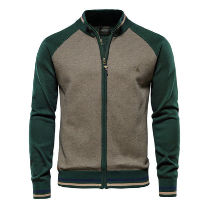 Zip-Up Cardigan – Leichter Strickcardigan für Männer-HauteBerlin