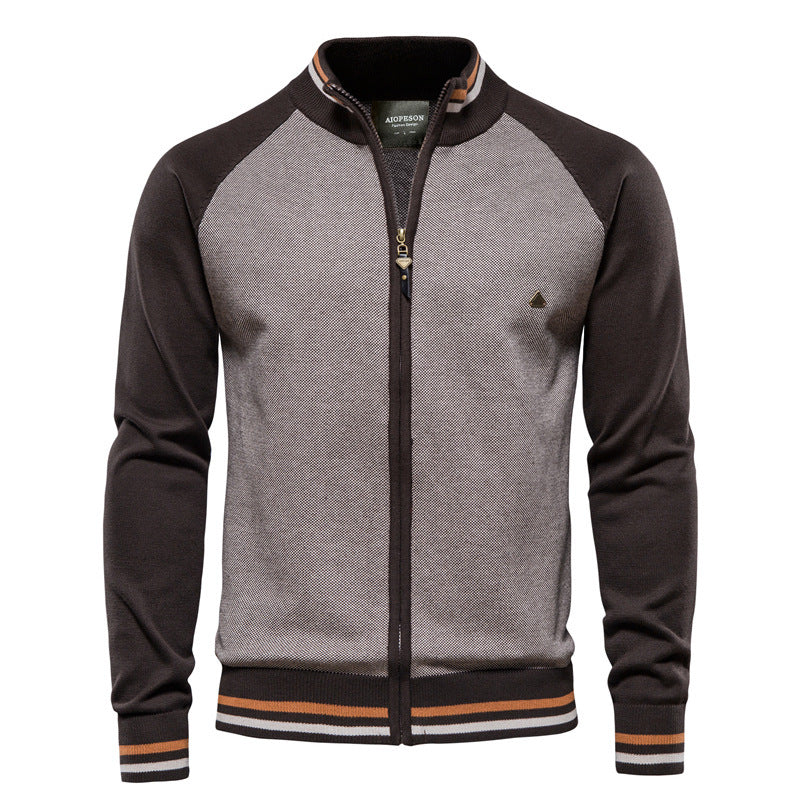 Zip-Up Cardigan – Leichter Strickcardigan für Männer-HauteBerlin