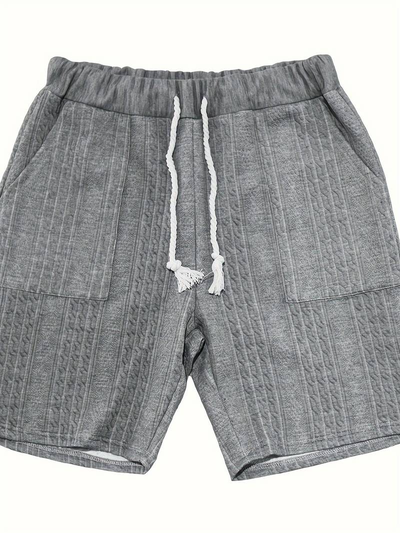 Zweiteiliges Set | Gestrickt | Kurzarm | Co-Ord Sets Männer | Herren Kurzsets-HauteBerlin