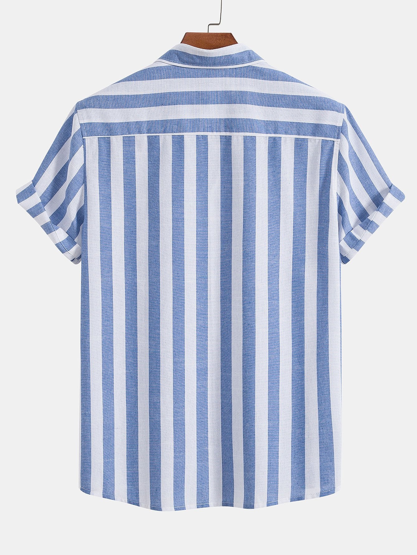 Zweiteiliges Set | Kurzarm | Leinen | Hemd- und Hosenset | Sommerkleidung für Männer-HauteBerlin