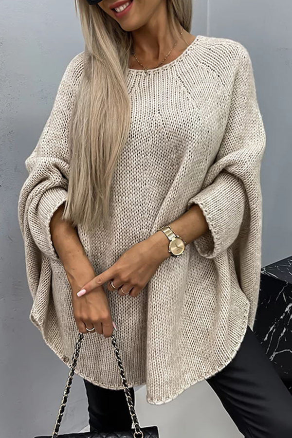 Eveliá – Eleganter Damen Strickpullover mit Feinstrick-Design-Beige-S-HauteBerlin