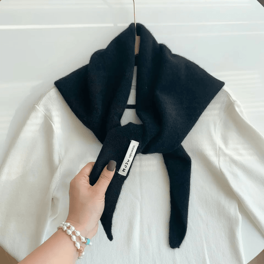 Dreieckiger Strickschal | Klein | Warm | Dreieckiger Halsschal | Damenschal