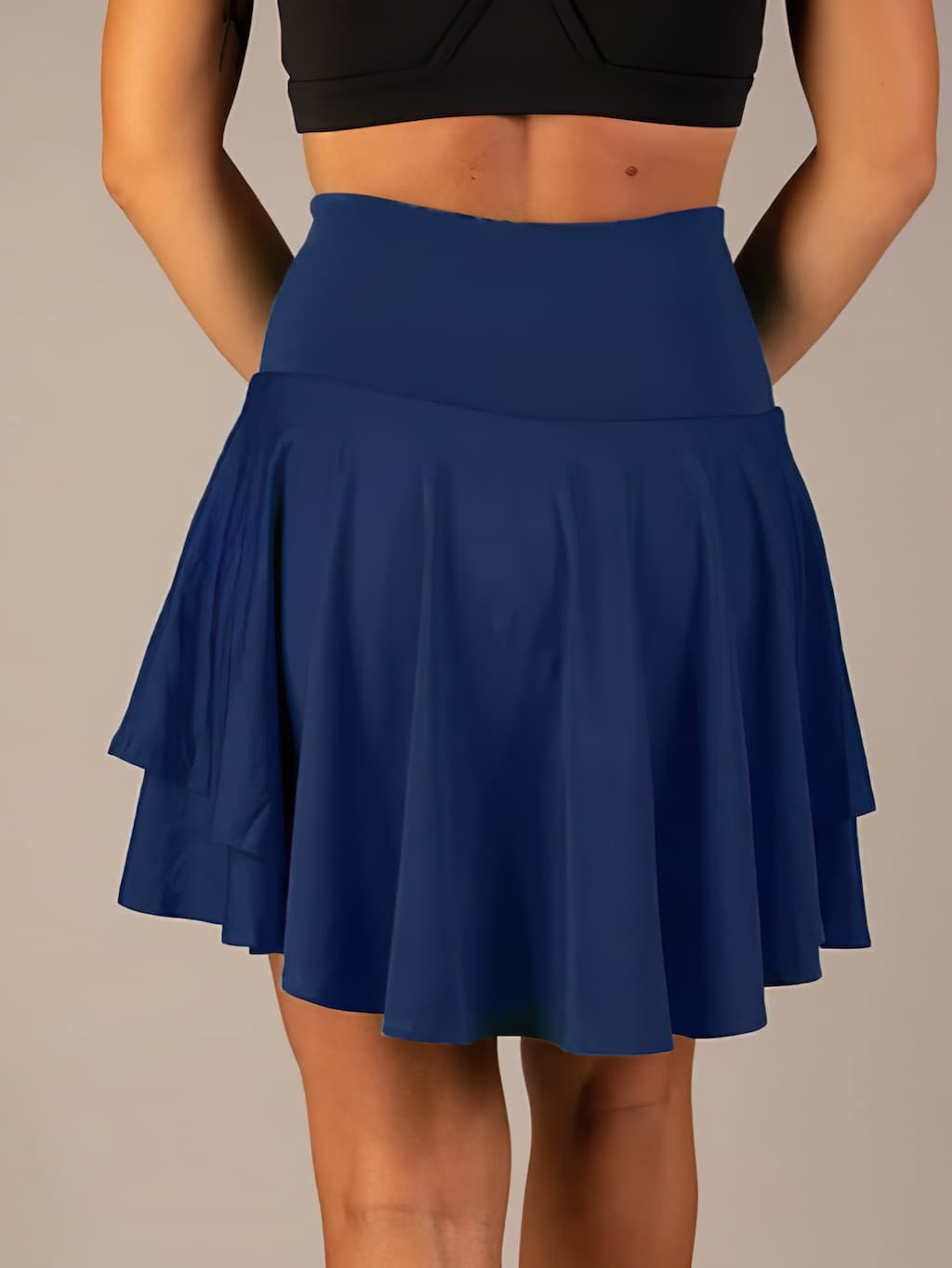 Tennisrock – Damen-Sportrock mit hoher Taille und Taschen
