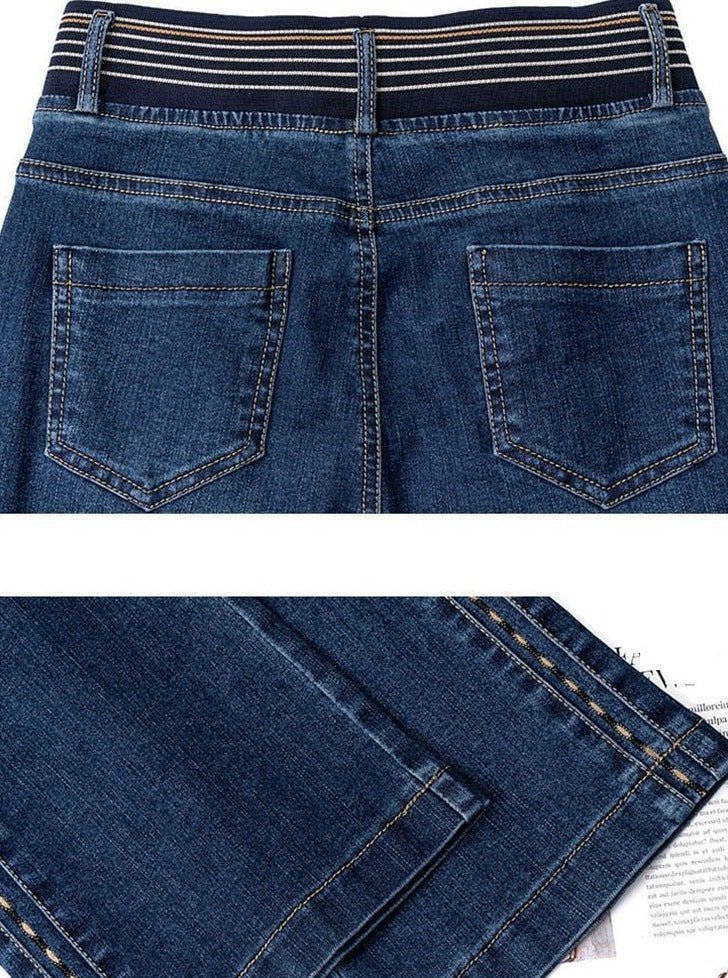 Vintessa – Damen Stretch-Jeans im Vintage-Look mit Hohem Bund-HauteBerlin