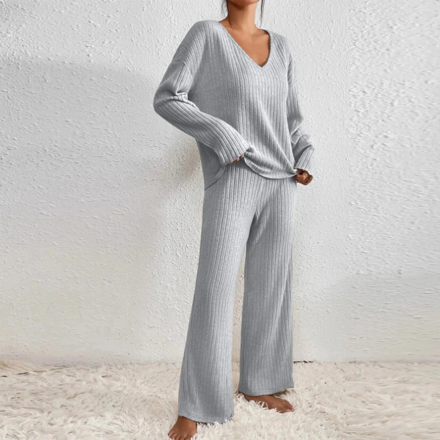 Velmira – Zweiteiliges Damen Lounge-Set mit Weichem Stoff & Bequemer Passform-HauteBerlin