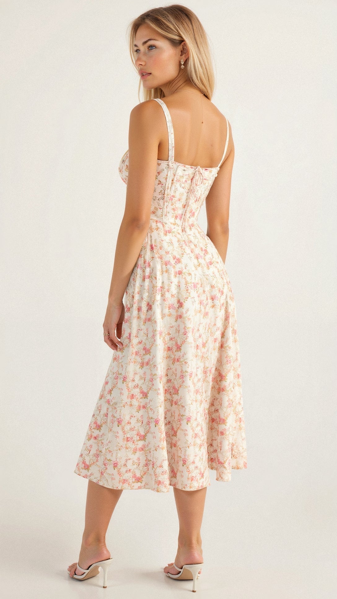 Vereluna – Figurbetontes Damen-Korsagen-Midikleid mit elegantem Schnitt-HauteBerlin