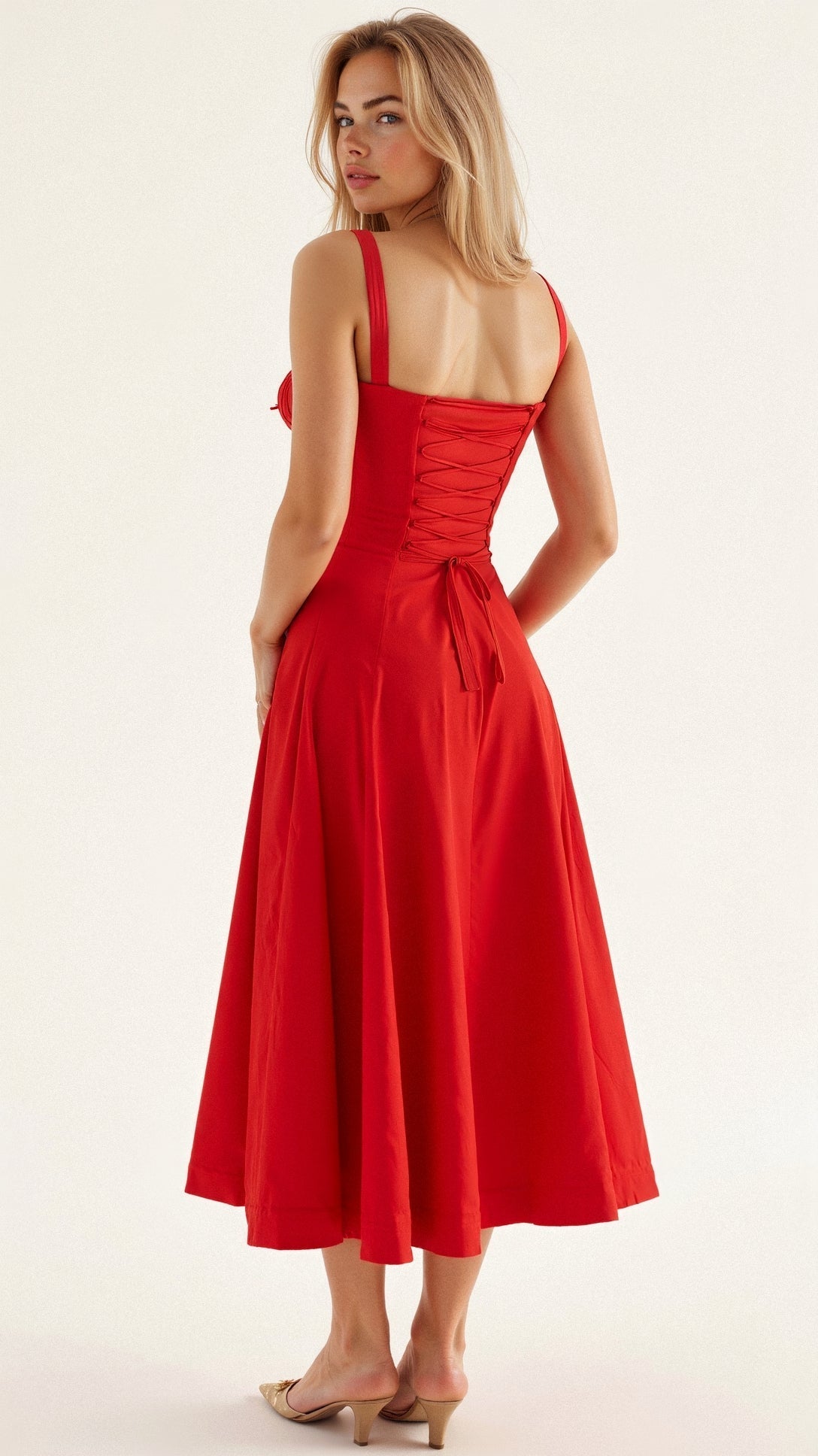 Vereluna – Figurbetontes Damen Korsett-Midikleid mit Elegantem Schnitt-HauteBerlin