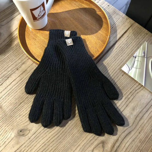 Strickhandschuhe – Warme Winterhandschuhe für Damen mit langen Fingern