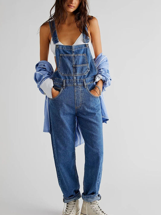Denim-Overall - Lässiger, locker sitzender Damen-Overall